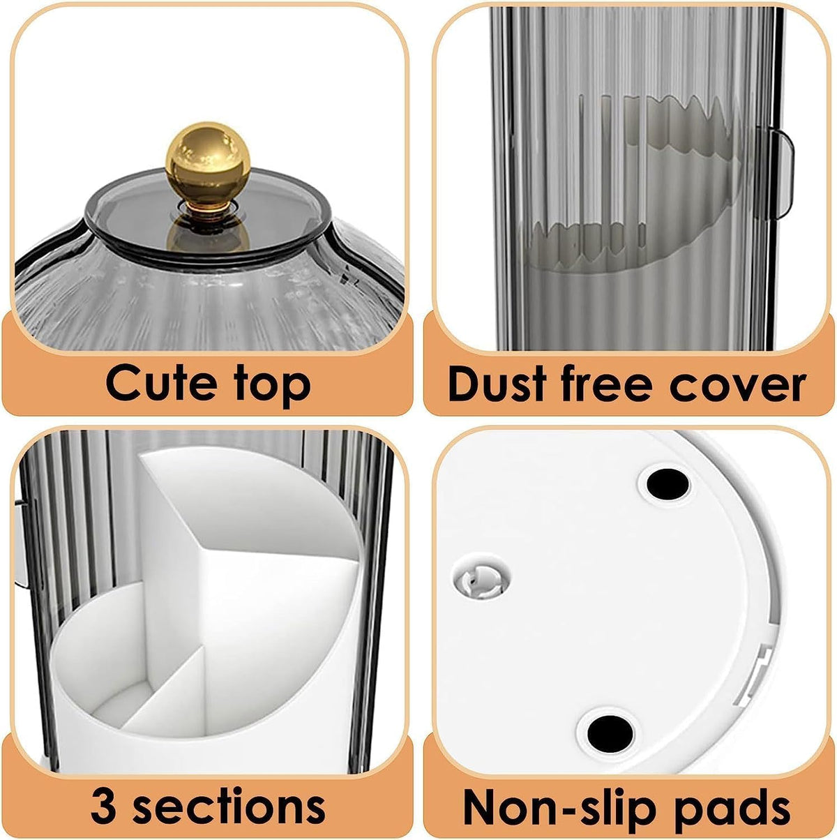 Altu™ LuxeShield Premium Dustproof Toothbrush Organizer