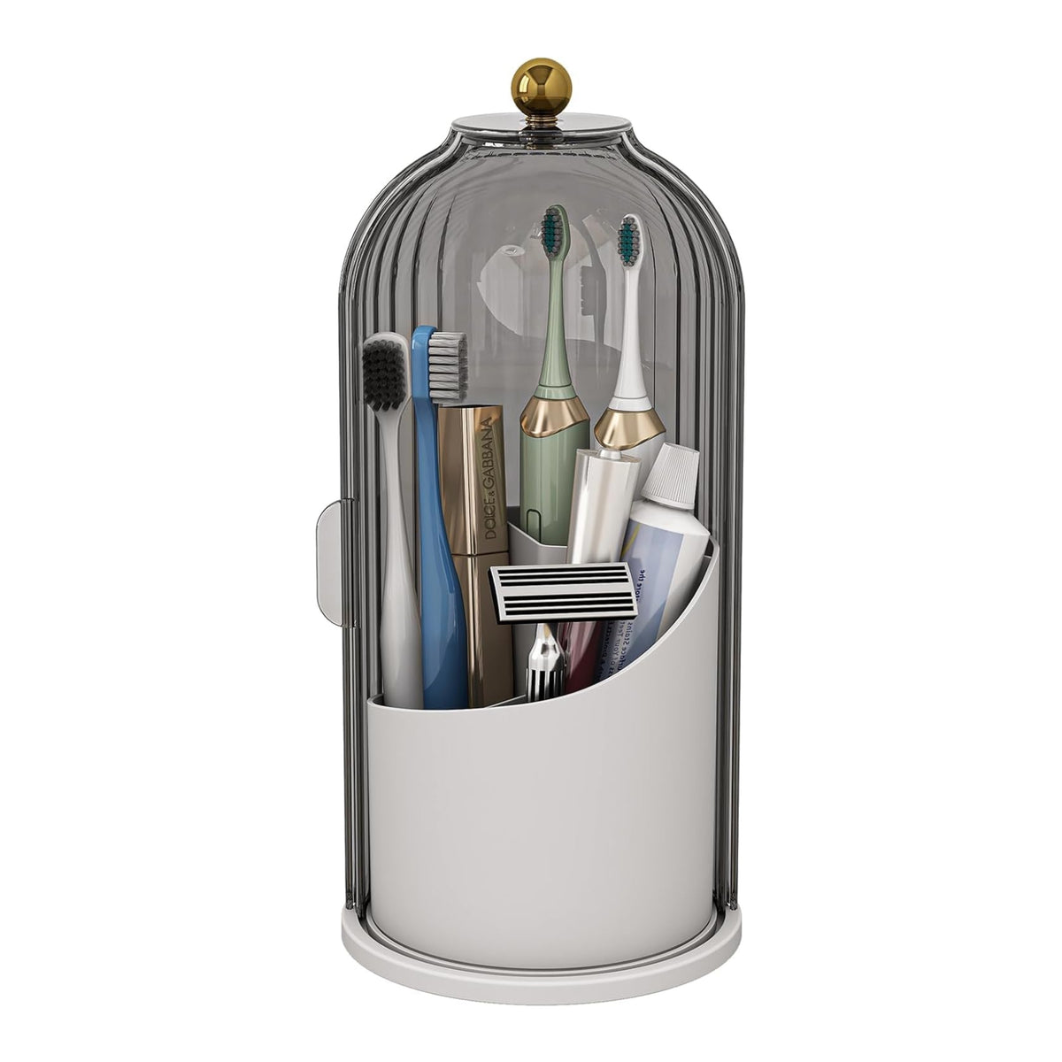 Altu™ LuxeShield Premium Dustproof Toothbrush Organizer