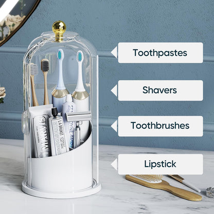 Altu™ LuxeShield Premium Dustproof Toothbrush Organizer